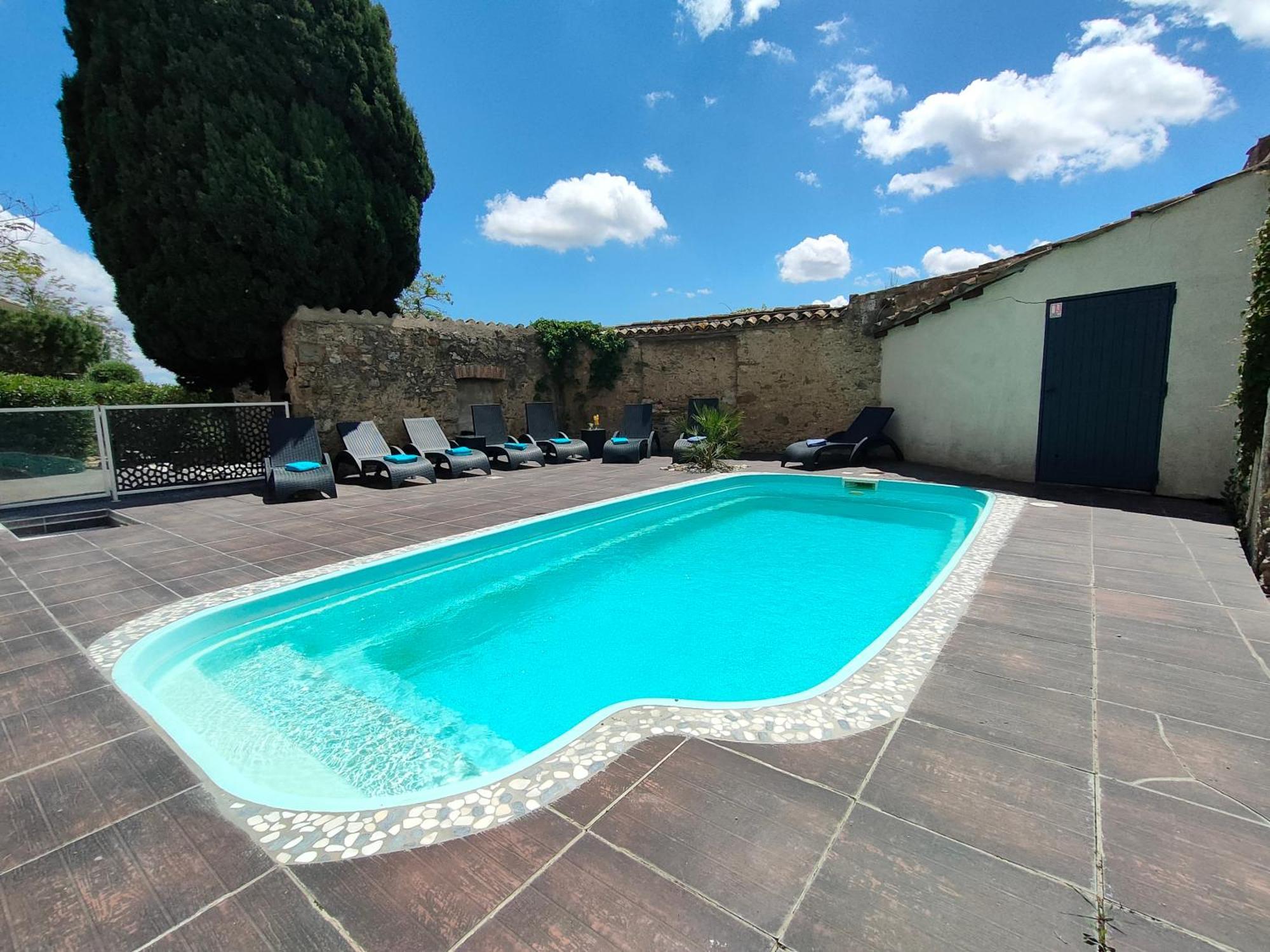 Hotel Restaurant L'Art Des Mets By Cote Jardin Conilhac-Corbières Kültér fotó